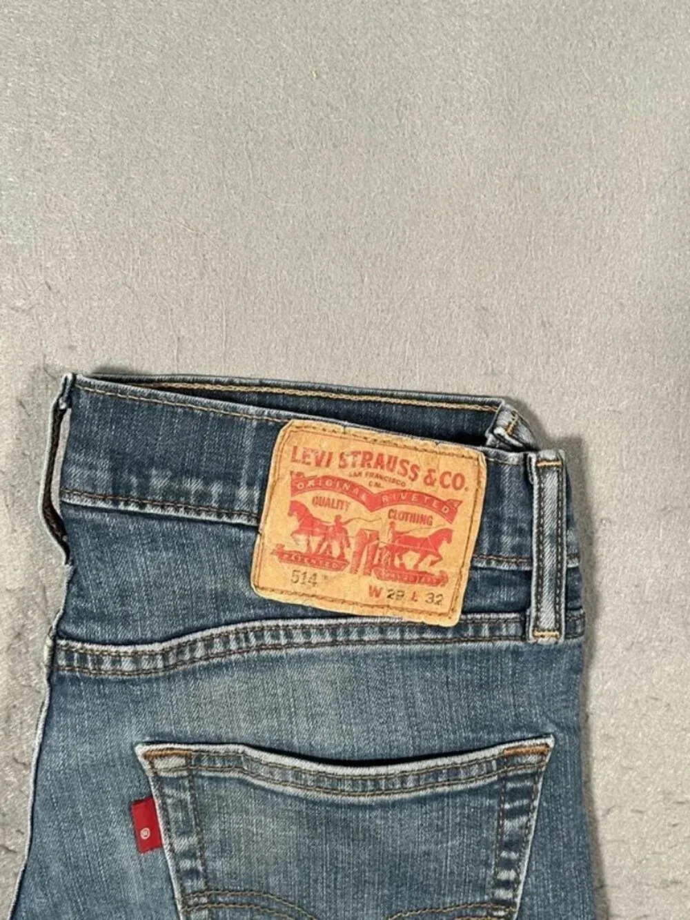 Levi’s 514 Blue Straight Fit Denim Jeans W29 L32